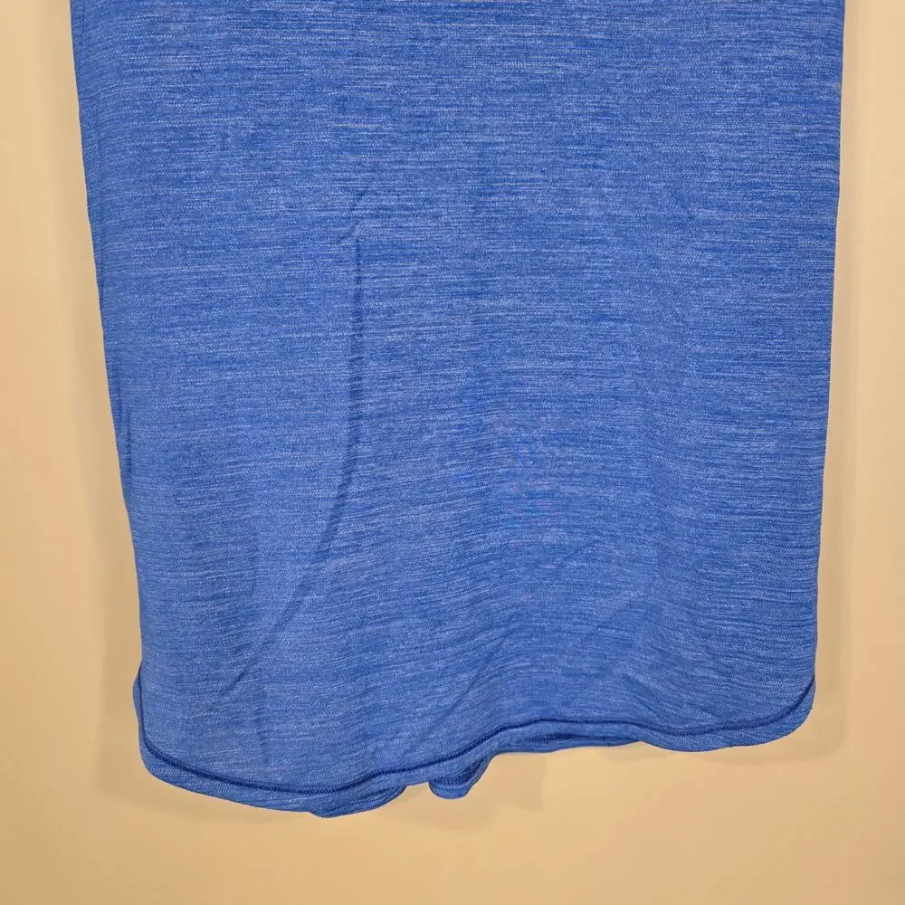 Women's Lululemon Blue Shimmer Sleeveless Athletic Workout Top | Size 4